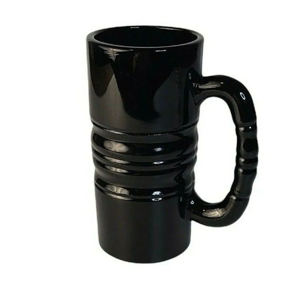 1970s Vintage Black Amethyst Ribbed Mug Tankard | Indiana Glass Tiara 6